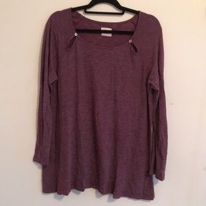 Anthropologie long sleeve t shirt/tunic